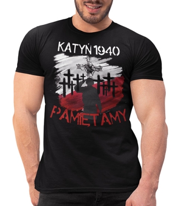 KOSZULKA PATRIOTYCZNI KATYŃ PAMIETAMY